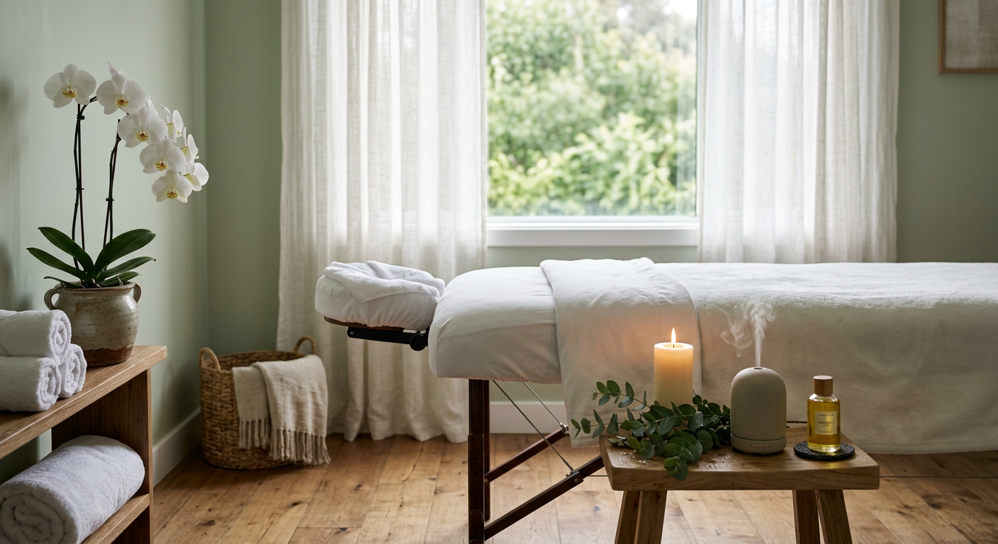 Salle de massage sereine Natur'Ana